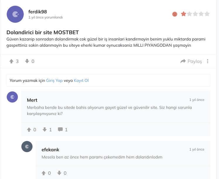 Mostbet en iPhone